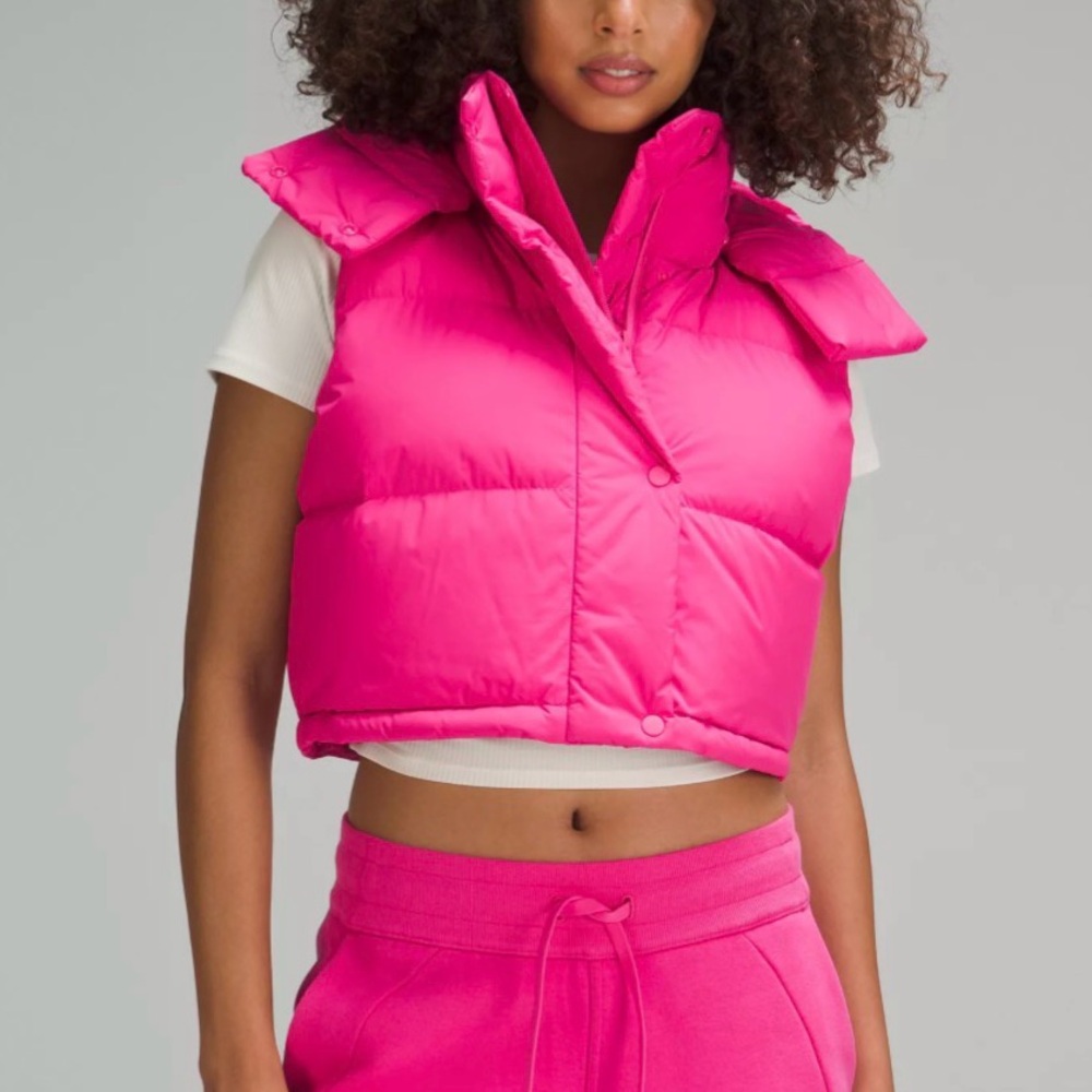 Wunder Puff Super-Cropped Vest - WORN ONCE! Size 4!